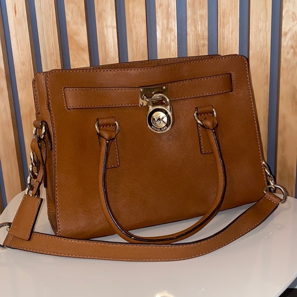 Michael Kors Hamilton saffiano tote in camel - Picture 1 of 5